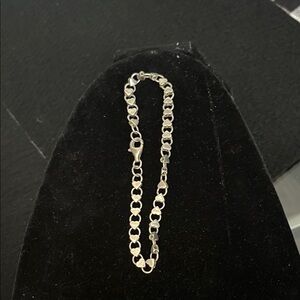 925 Elegant Silver Heart Bracelet